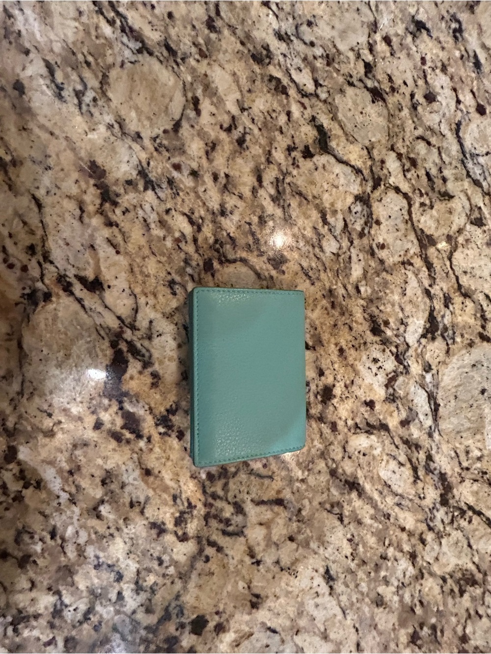 Tiffany & Co. Leather Card Case In Their Signature Blue Color. - Picture 2 of 7